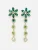 AVANT-GARDE PARIS Oorbellen ‘Claudiaka’  groen