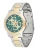 GUESS Analoog horloge ‘TREND’  smaragd / zwart / zilver / transparant