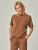 YOU LOOK PERFECT Shirt ‘Elfie’  cognac