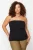 Trendyol Curve Dames Zwart Effen Mouwloos Getailleerd Grote maten Blouses