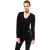 V-hals Gebreide Top Lange Mouwen Merino Wol