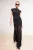 TRENDYOLMİLLA Dames Zwart Effen Maxi Mouwloos Zeemeermin Avond & Gala Jurk