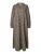YAS Jurk ‘YASCarlina’  lichtbeige / blauw / chocoladebruin
