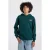 America Today hoodie met backprint – groen/rood