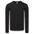 Fruit of the Loom Heren Iconische 150 T-Shirt met lange mouwen (Zwart)
