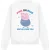Peppa Pig Uniseks roze of blauwe ome pig loves you sweatshirt voor volwassenen