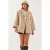 Oversized Pluche Jas met Sjaalkraag en Pocket