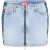 Diesel Ron S4 A-lijn minirok voor dames (normaal model) (Blauwe Denim)