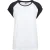 Urban Classics Dames/Dames Contrast Raglan T-shirt (Wit/zwart)