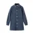 Mango Kids denim spijkerjurk dark blue denim