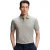 BOSS Black poloshirt grijs normale fit