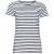SOLS Dames/Dames Miles Gestreept Rond Hals T-shirt (Wit/Zwaar)