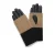 ICHI leren handschoenen IAMADISON zwart/bruin