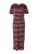 comma casual identity Jurk  karmijnrood / wit