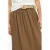 s.Oliver midi rok met linnen – bruin