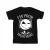 Disney Heren Nightmare Before Christmas Nachtmerrie T-Shirt (Zwart)