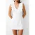 French Connection Frill Vee Tailored Dress Short Summer White