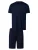 Hanro Pyjama kort ‘Night & Day’  donkerblauw