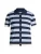 JOOP! Gebreid vest ‘Kasha’  navy / lichtblauw / offwhite