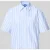HUGO Blue boxy fit blouse met korte mouwen van puur katoen model ‘EMMY_B’
