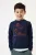 Donkerblauwe sweater
