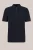 WE Fashion – Heren slim fit polo met halve rits – Slim Fit – Donkerblauw – Katoen –