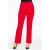 YOEK straight fit broek van travelstof DOLCE rood