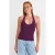 Geribbelde Halterloze Mouwloze Blouse