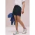 Street One Dames Mid Waist chino shorts in een casual pasvorm in Blauw