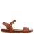 Red Rag leren sandalen cognac