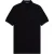 Fred Perry Frans Marineblauw Poloshirt Met Dubbele Kraag En Zwarte Kraag
