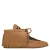 Manfield suède veterboots cognac/panter