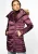 Wittchen Dames Donsjack met Asymmetrische Sluiting Paars Nylon