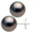 Oorbellen – Wit Goud 375 – Echte Cultuur Tahiti Parel Ronde 10-11 mm