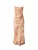 TOPSHOP Jurk  beige / lichtbruin / roestrood / kersrood