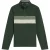 Ted Baker Heren Quarter Zip Fleece Top (Groen)
