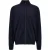 Hugo Boss vest blauw effen wol opstaande kraag rits