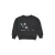 QPI sweater met tekst – antraciet