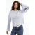 Top met textuur en lange mouwen