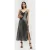 AllSaints Hadley Dress Metallic Grey