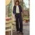 Cecil Dames Jersey blouson met contrasterende knoopdetails in Blauw
