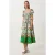 Batikprint Midi-jurk met Ruffle Detail