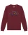 Watapparel Sweatshirt ‘ Fahrrad by night ‘  gemengde kleuren / bourgogne