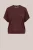 WE Fashion – Dames fijngebruide trui met glittergaren – Regular fit – Donkerrood – LENZING™ ECOVERO™ viscose –