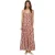 Only Onlstacy mikasi long strap dress wvn brick red/abs