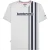 Lambretta Heren Racing Stripe T-shirt (Wit/Navy/Grijs)
