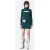 Marcell von Berlin Cut-out Mini Knit Dress Dark Green