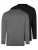 Ragman Shirt ‘Basic’  rookgrijs
