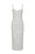 Strapless Polka Dot Tule Midi Jurk
