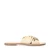 Sacha leren slippers ecru